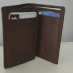 porte-cartes en cuir, porte-cartes marron, porte-cartes homme, porte-cartes femme, cuir véritable, accessoire de mode, cadeau, é